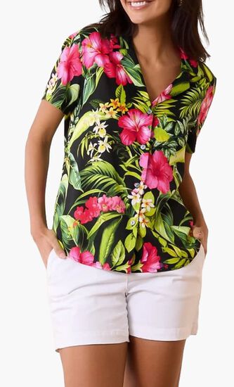 Grand Villa Talulla Silk Camp Shirt