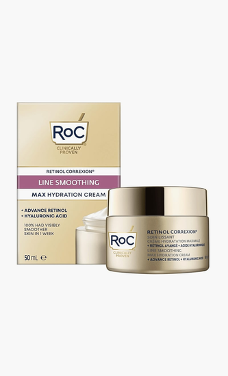 Retinol Correxion Line Smoothing Max Hydration Cream Fragrance Free, 50ml