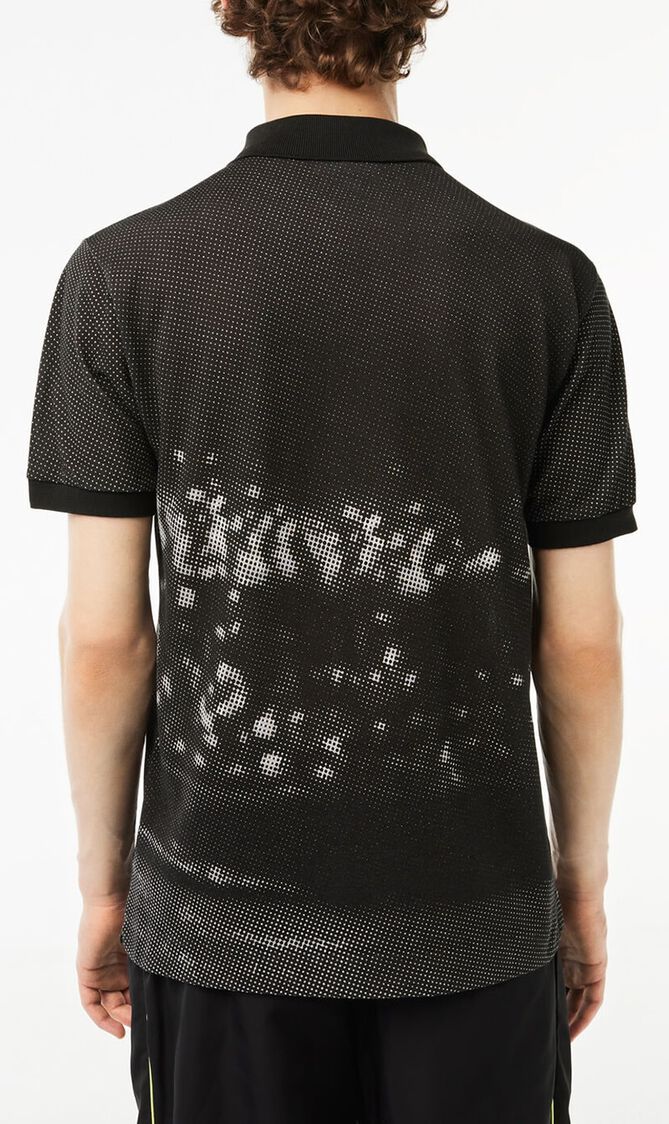 SHORT SLEEVED RIBBED COLLAR SHIRT