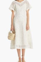 EMBROIDERED LINEN DRESS
