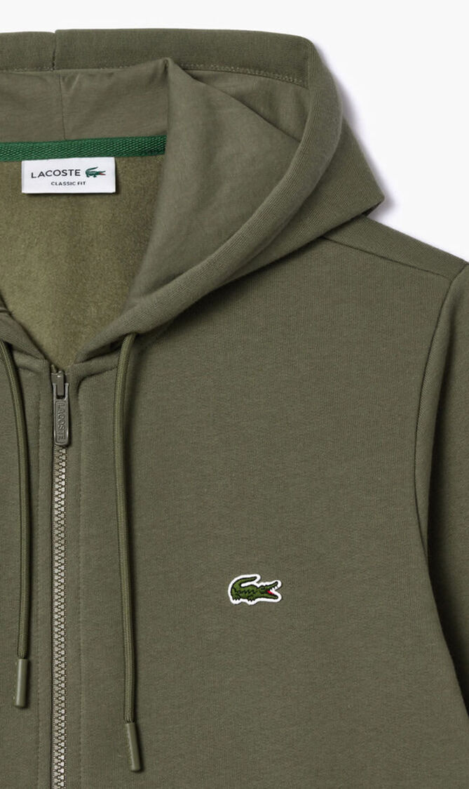 Zip-up Fleece Hoodie