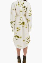 Blossom Print Midi Shirt Dress
