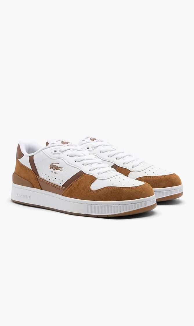 T-clip Set Leather Sneakers