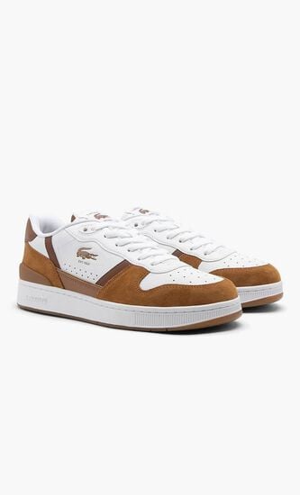 T-clip Set Leather Sneakers
