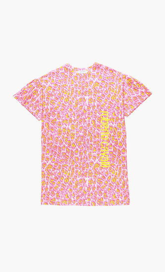 Leopard T-shirt Dress