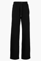 STITCH DIAGS SWEATPANTS BLACK WHITE