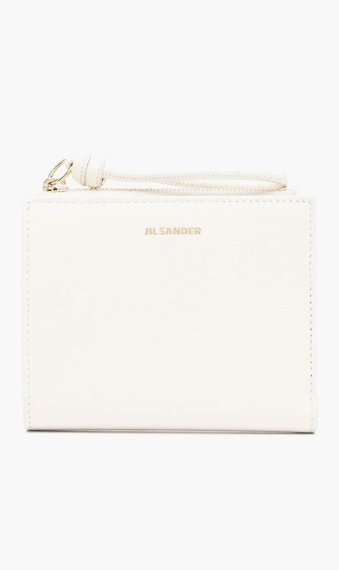 Multi Zip Leather Wallet