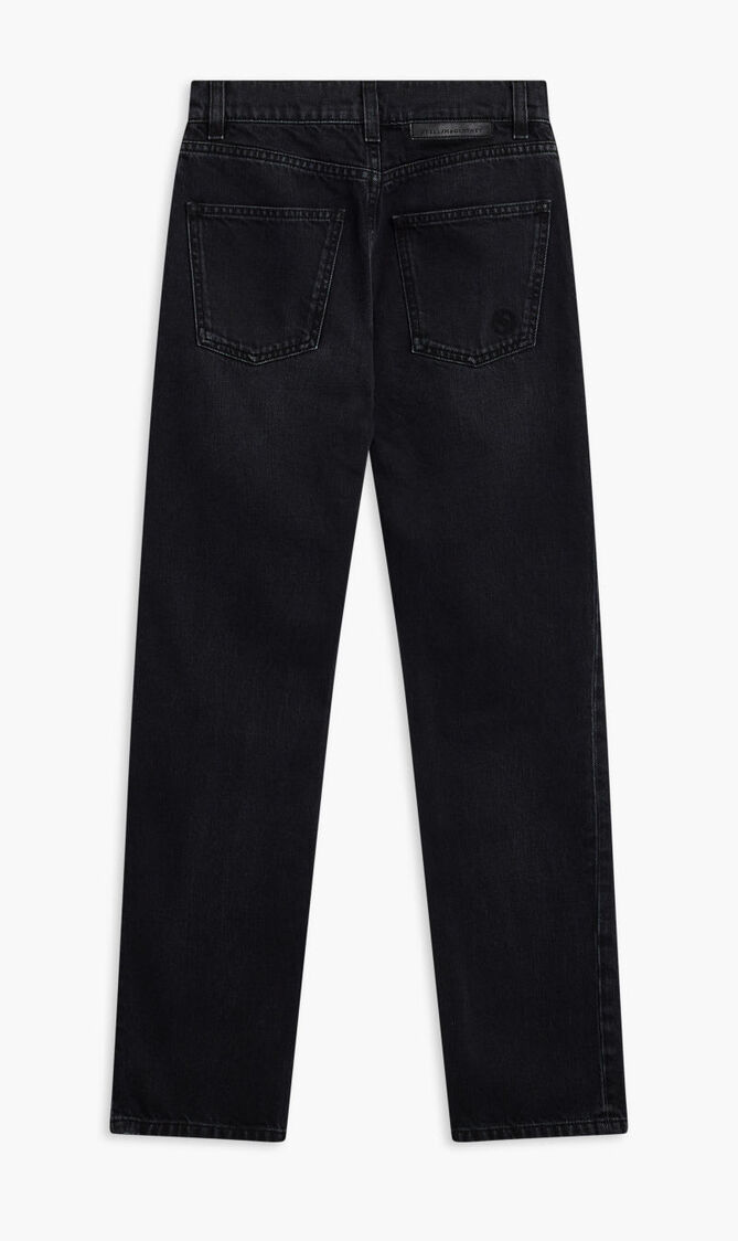 FALABELLA CHAIN SLIM LEG BLACK