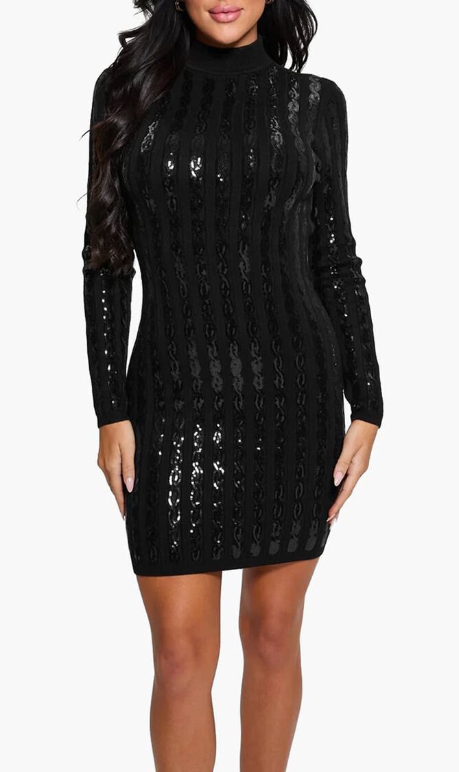 Sequin Bailey Mini Dress
