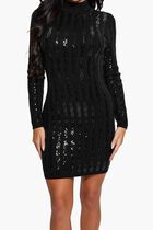 Sequin Bailey Mini Dress