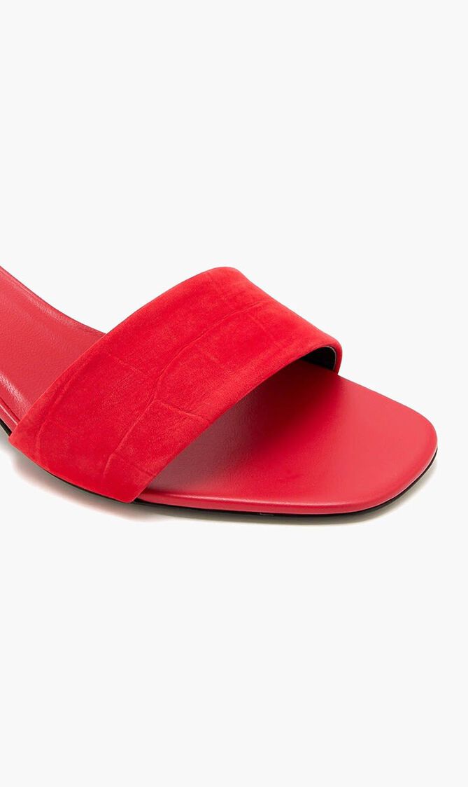 SARAFINA KITTEN HEEL MULES