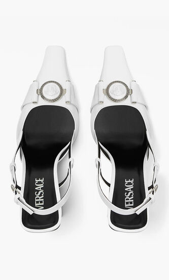Medusa Buckle Slingbacks