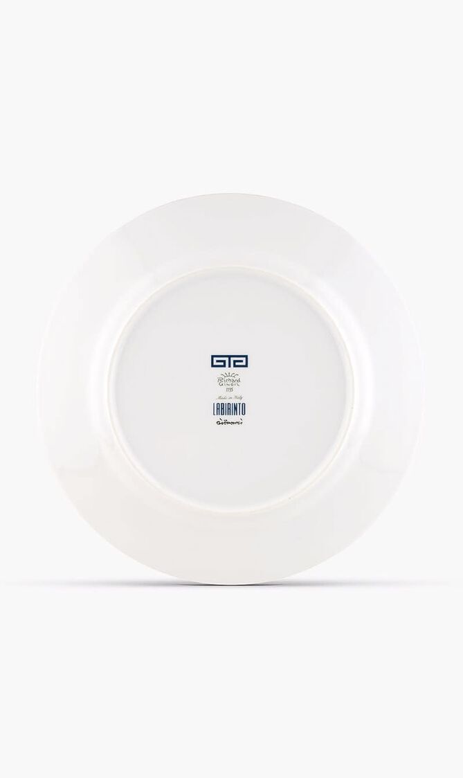 RDG LABIRINTO FLAT DINNER PLATE CM 28 IN. 11 IMPERO SHAPE LABIRINTO ZAFFIRO CRUISE