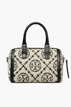 T Monogram Boucle Mini Barrel Bag
