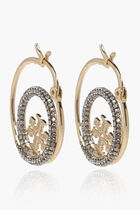 MILLER PAVE HOOP EARRING