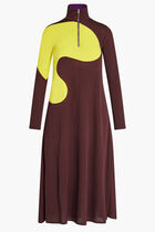 COLORBLOCK JERSEY DRESS