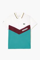 SHORT SLEEVED RIBBED COLLAR SHIRT