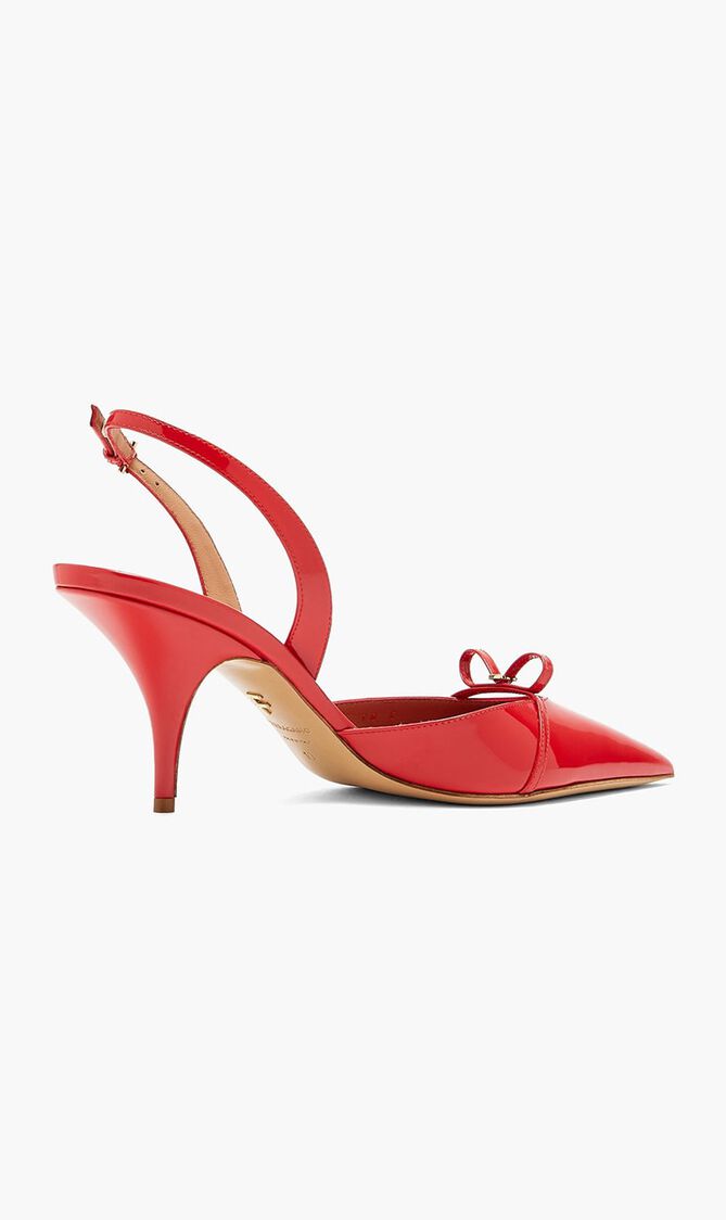 Mini Bow Slingback Pumps