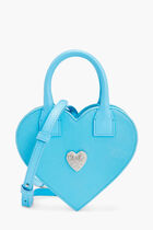 HEART SHAPE BAG WITH CRYSTALIZED HEART