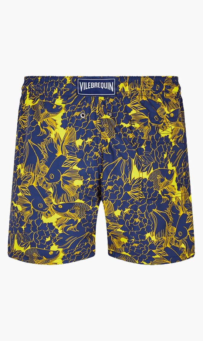 Moorea Hidden Fishes Nylon Swim Shorts