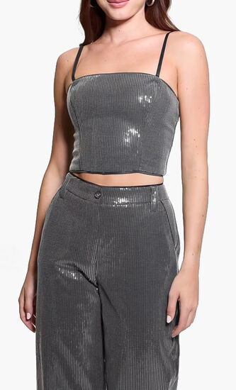 Cassia Sequins Bustier