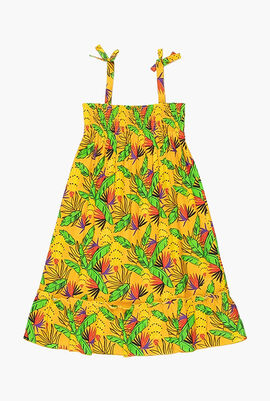 Go Bananas Smocked Bodice Dress