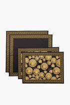 VSC MEDUSA AMPLIFIED NAPKIN & PLACEMAT SET BLACK