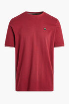 TADDEO TEE TEE WITH RIB CUFF AND TIPPING