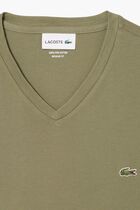 Lightweight Cotton Pima V Neck T-shirt