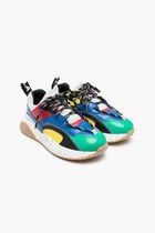 Panelled Lace-Up Sneakers