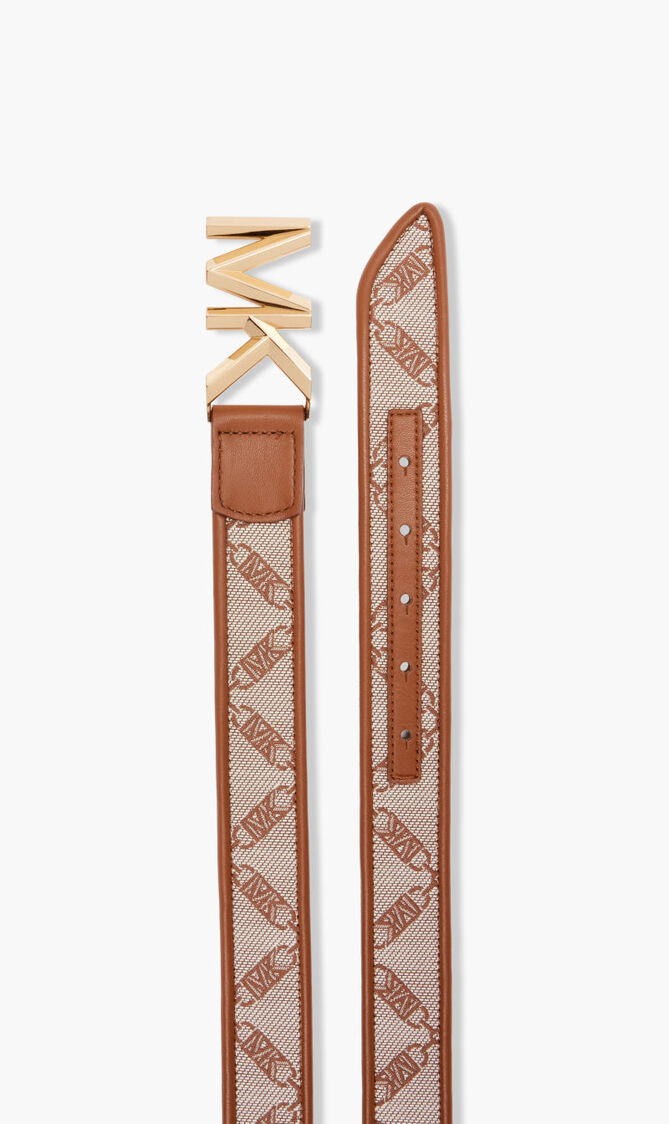 35MM LOGO JACQUARD BELT