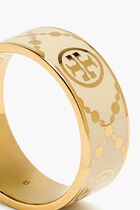 T Monogram Enamel Ring
