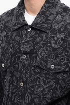 TATTOO LASER OVER DEN JKT BLACK WHITE