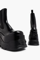 PLAIN ROUND TOE PLATFORM BOOT PLAIN ROUND TOE PLATFORM BOOT