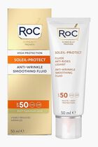 Soleil-Protect Anti-Wrinkle Smoothing Fluid Spf 50, Uva/B Protection Hypoallergenic Sunscreen, 50ml