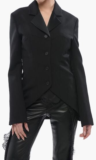 TUXEDO ROUND JKT BLACK NO COLOR