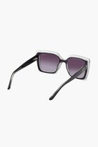 INJECTED SUN GLASSES - SQUARE - BLACKOTHER GRADIENT SMOKE