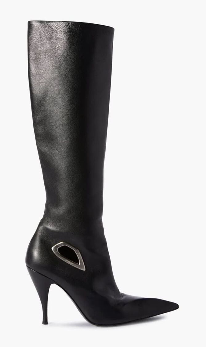 CRESCENT BOOT BLACK SILVER