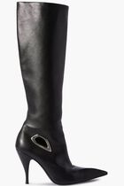 CRESCENT BOOT BLACK SILVER