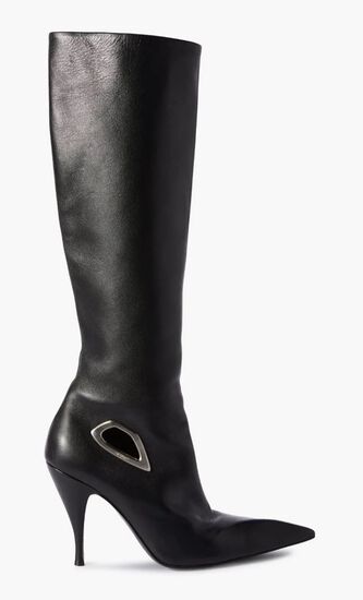 CRESCENT BOOT BLACK SILVER