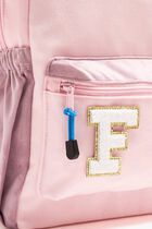 Chenille Sparkle Letter 'F' patch