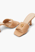 QUILTED MULE SANDAL QUILTED MULE SANDAL
