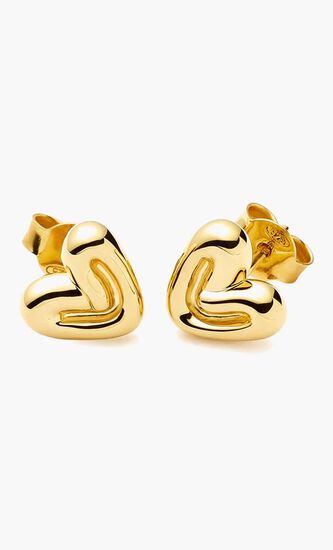 Puffy Heart Mini Stud Earrings
