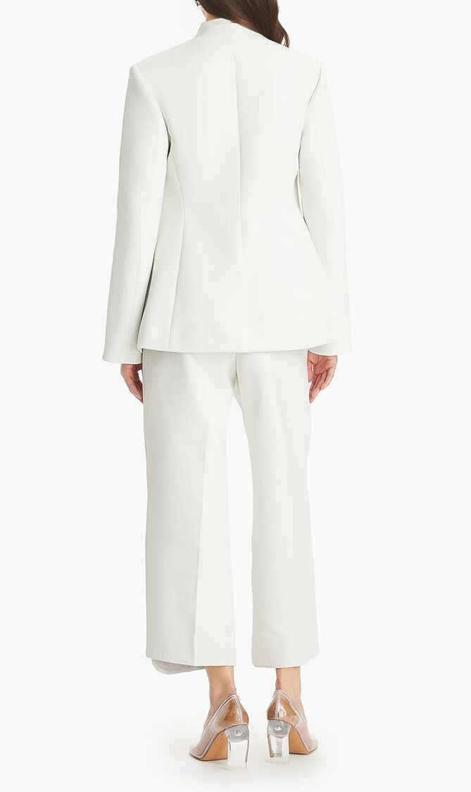 CROPPED TWISTED COTTON PANT