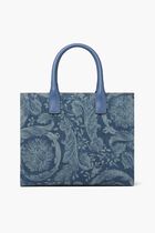 SMALL TOTE FABRIC CALF LEATHER