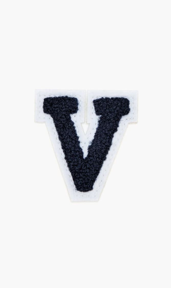 Chenille Varsity Letter 'V' patch