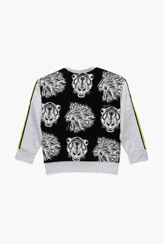 Panther Print Sweatshirt