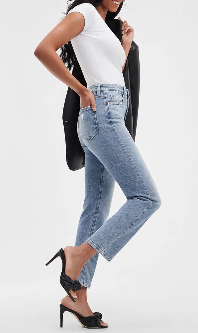 Eco High Rise Straight Leg Girly Denim