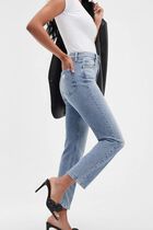 Eco High Rise Straight Leg Girly Denim
