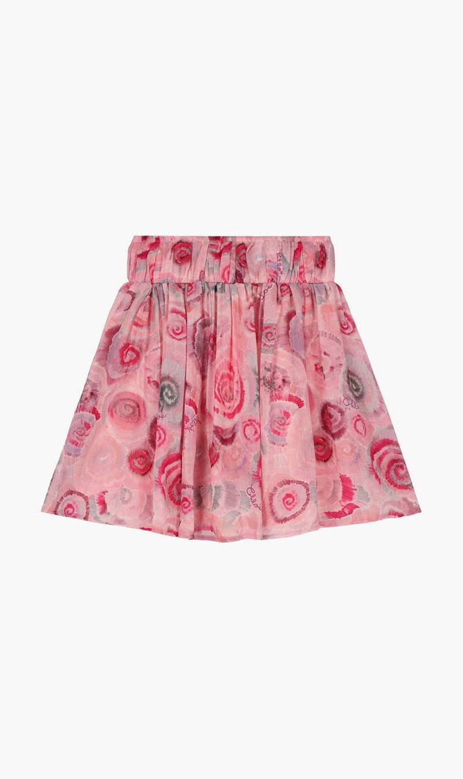 Logo Spiral Skirt